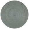 Vidaxl tapis fait à la main vers 120 cm de jute d'olive vert