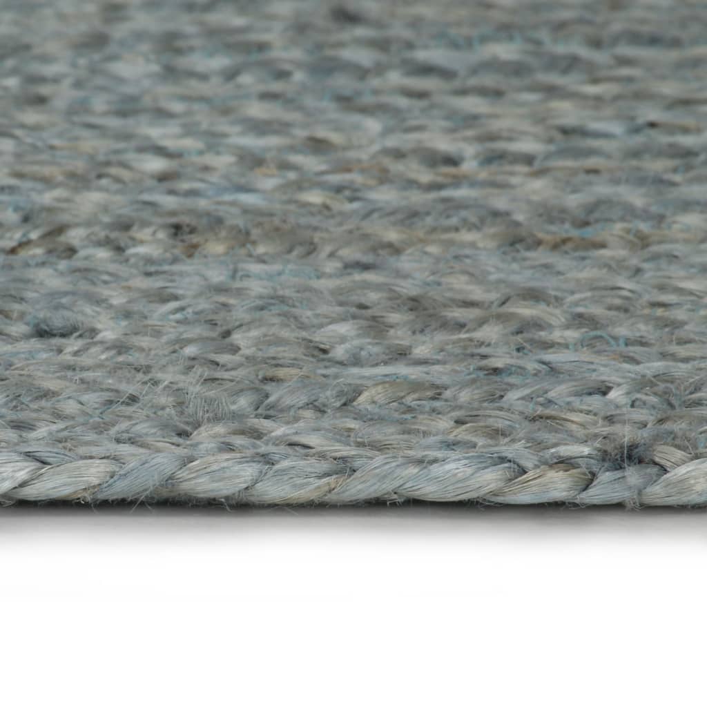 Vidaxl tapis fait à la main vers 120 cm de jute d'olive vert
