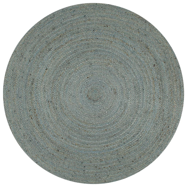 Vidaxl tapis fait à la main vers 150 cm de jute d'olive vert