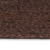 Vidaxl tapis fait à la main autour de 90 cm de jute brun