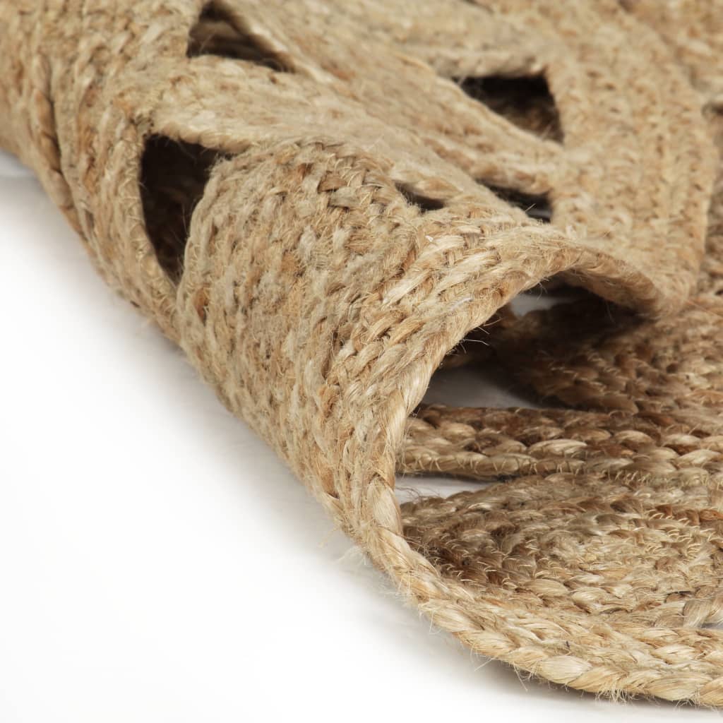Vidaxl tapis à la main 150 cm jute tressée