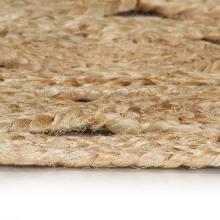 Vidaxl tapis à la main 150 cm jute tressée