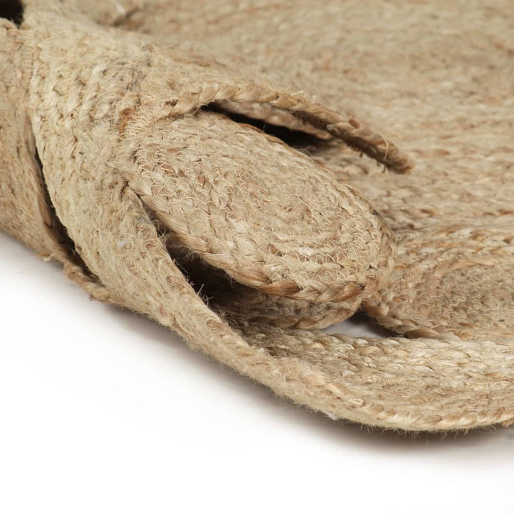 Vidaxl tapis à la main 150 cm jute tressée