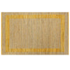 Vidaxl tapis fait à la main 160x230 cm jaune