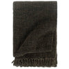 Vidaxl Plaid 125x150 cm anthracite de coton et brun