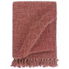 Vidaxl Plaid 220x250 cm Vin de coton rouge