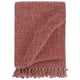 Vidaxl Plaid 220x250 cm Vin de coton rouge
