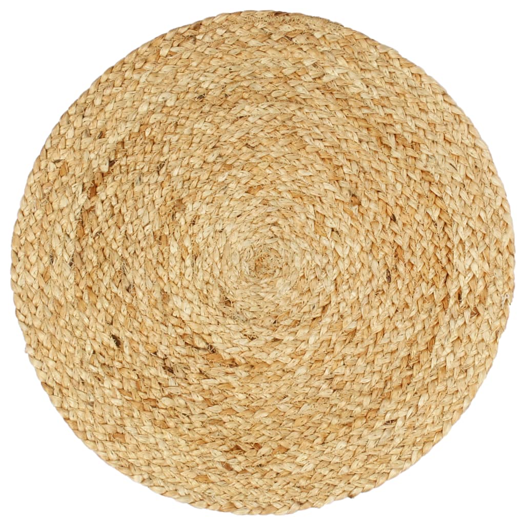 Vidaxl Placemats 4 Sts environ 38 cm Jute bien sûr