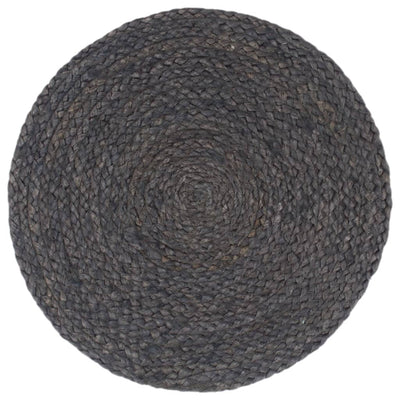 Vidaxl Placemats 4 Sts environ 38 cm de jute gris foncé