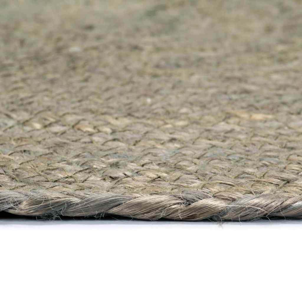 Vidaxl Placemats 4 Sts Round 38 cm Jute Grey