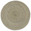 Vidaxl Placemats 6 Sts Round 38 cm Jute Grey