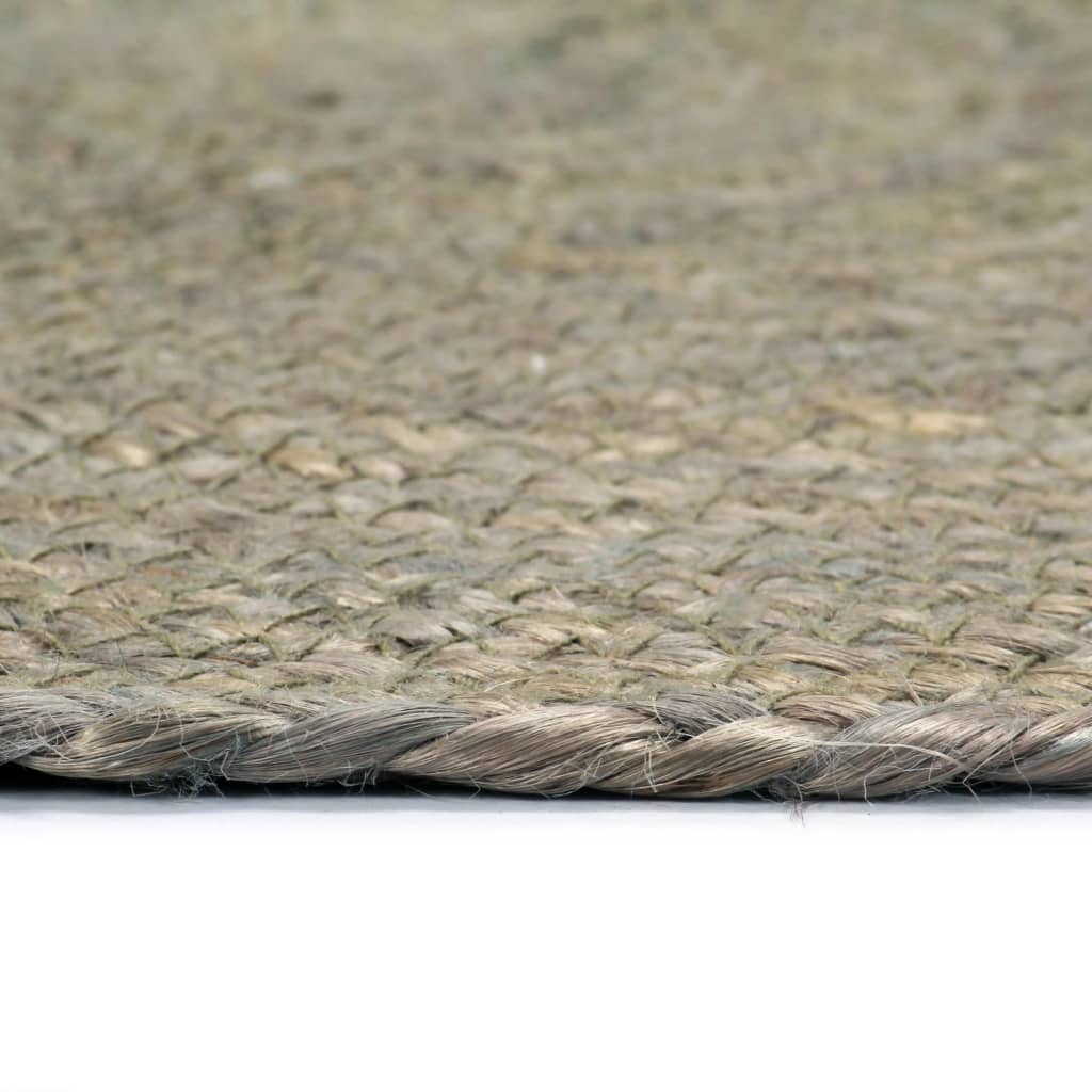 Vidaxl Placemats 6 Sts Round 38 cm Jute Grey
