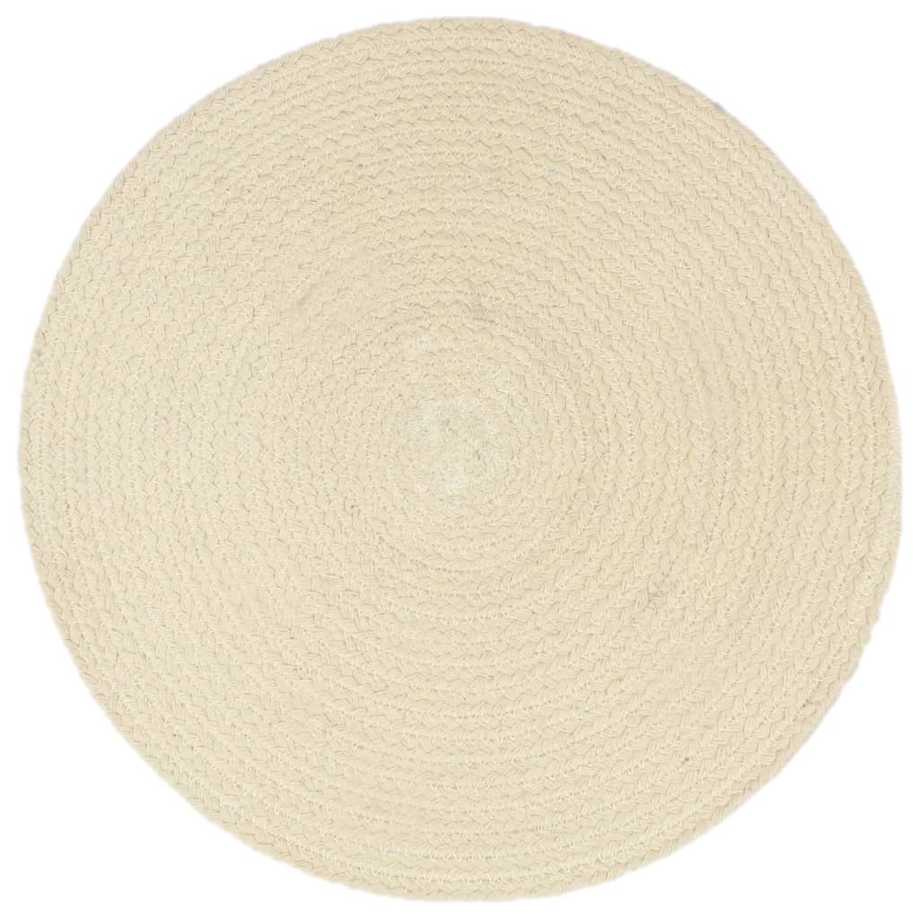 Vidaxl Placemats 4 Sts environ 38 cm Coton bien sûr