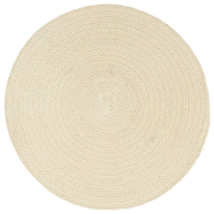 Vidaxl Placemats 4 Sts environ 38 cm Coton bien sûr