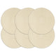 Vidaxl Placemats 6 Sts Round 38 cm Coton bien sûr