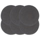 Vidaxl Placemats 6 Sts Round 38 cm Coton Gris foncé