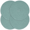 Vidaxl Placemats 4 Sts Round 38 cm Coton Green
