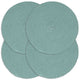 Vidaxl Placemats 4 Sts Round 38 cm Coton Green
