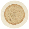 Vidaxl Placemats 6 Sts environ 38 cm Jute et Coton bien sûr
