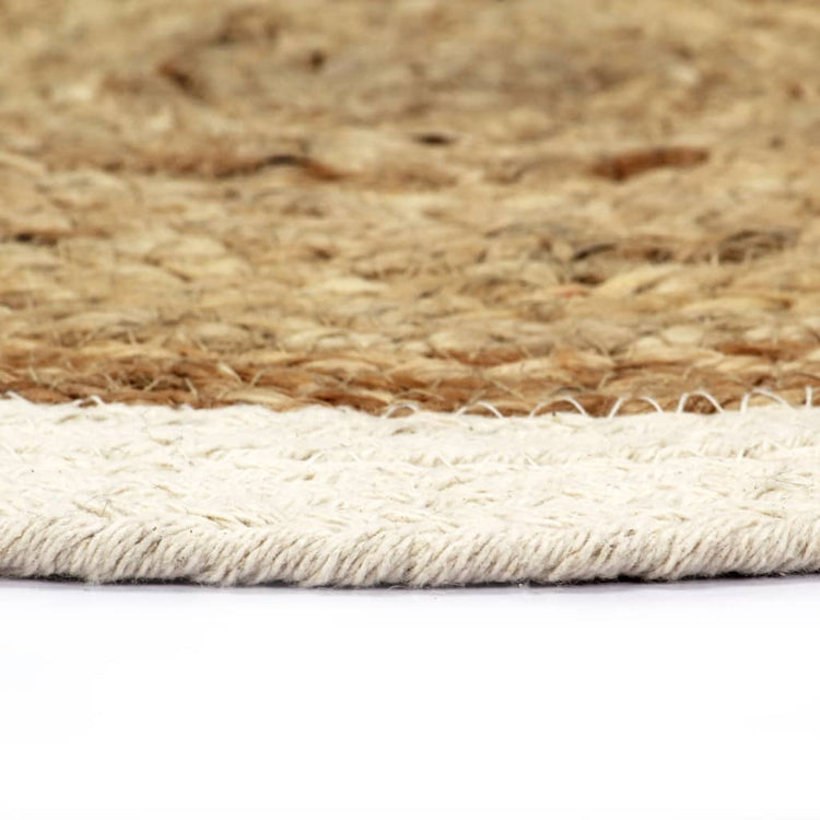 Vidaxl Placemats 6 Sts environ 38 cm Jute et Coton bien sûr