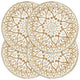 Vidaxl Placemats 4 Sts Round 38 cm Jute blanc