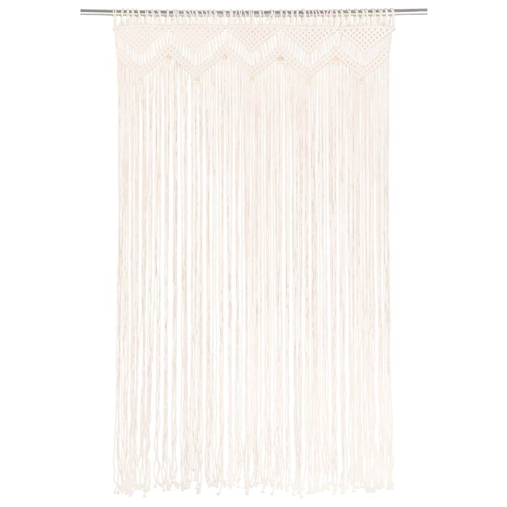 Vidaxl rideau macramé 140x240 cm Coton