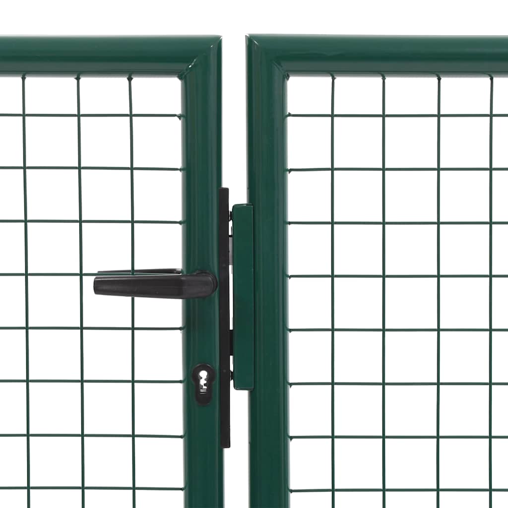 Vidaxl Port 350x75 cm en acier vert