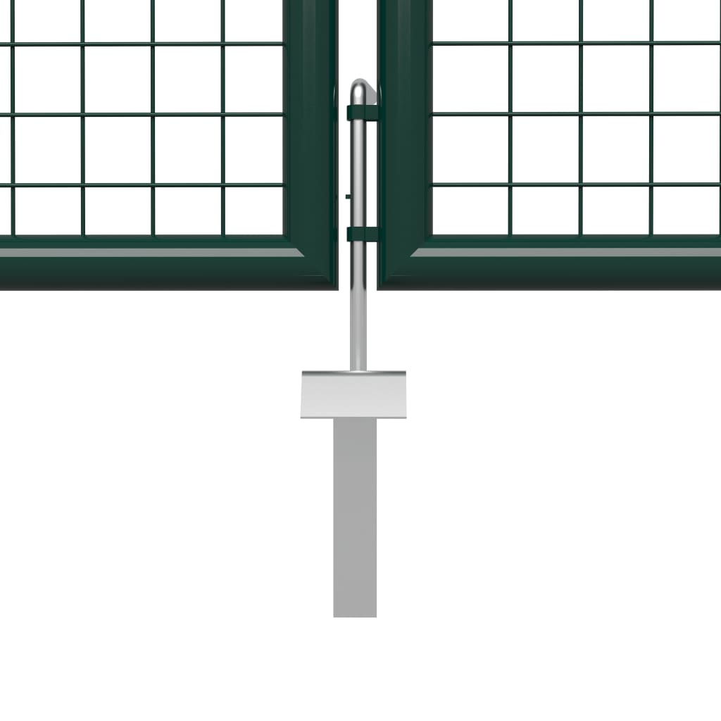 Vidaxl Port 400x200 cm en acier vert