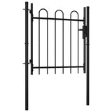 Vidaxl Single Gate avec une forme d'arc 100x75 cm - afbeelding 2