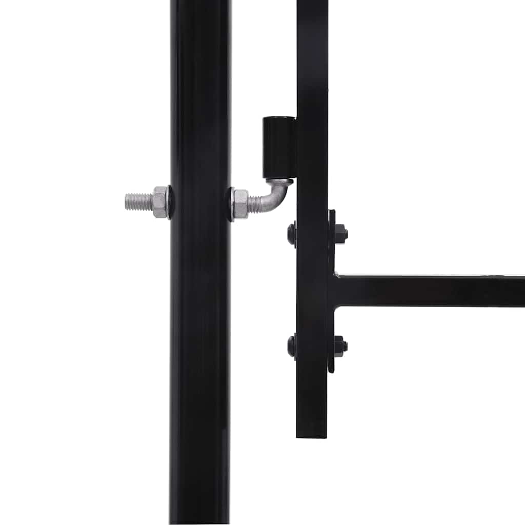 Port vidaxl 1,5x4 m en acier noir