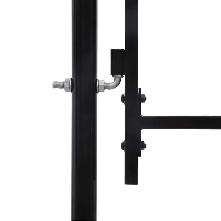 Port vidaxl 1,5x4 m en acier noir