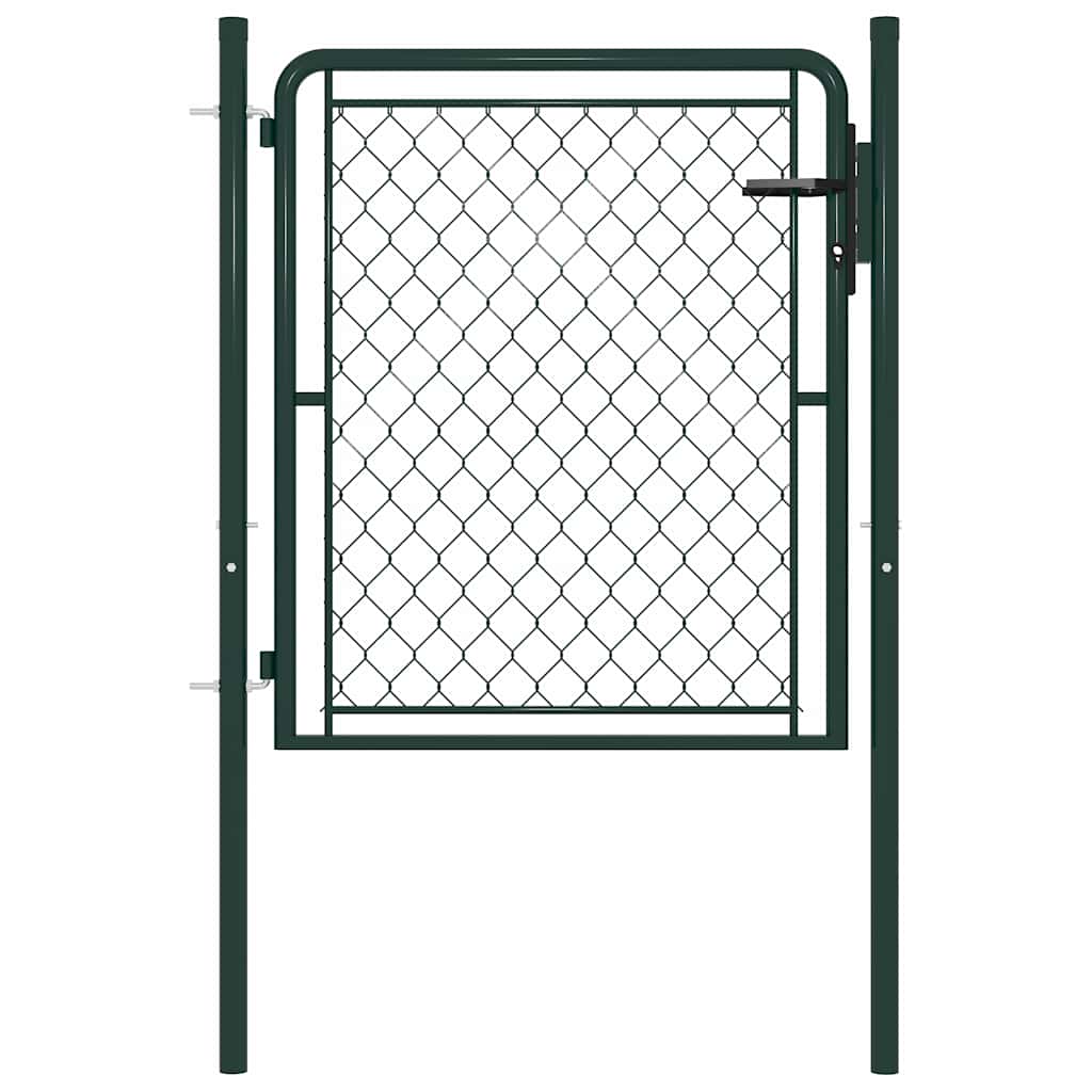 Vidaxl Port 100x100 cm en acier vert