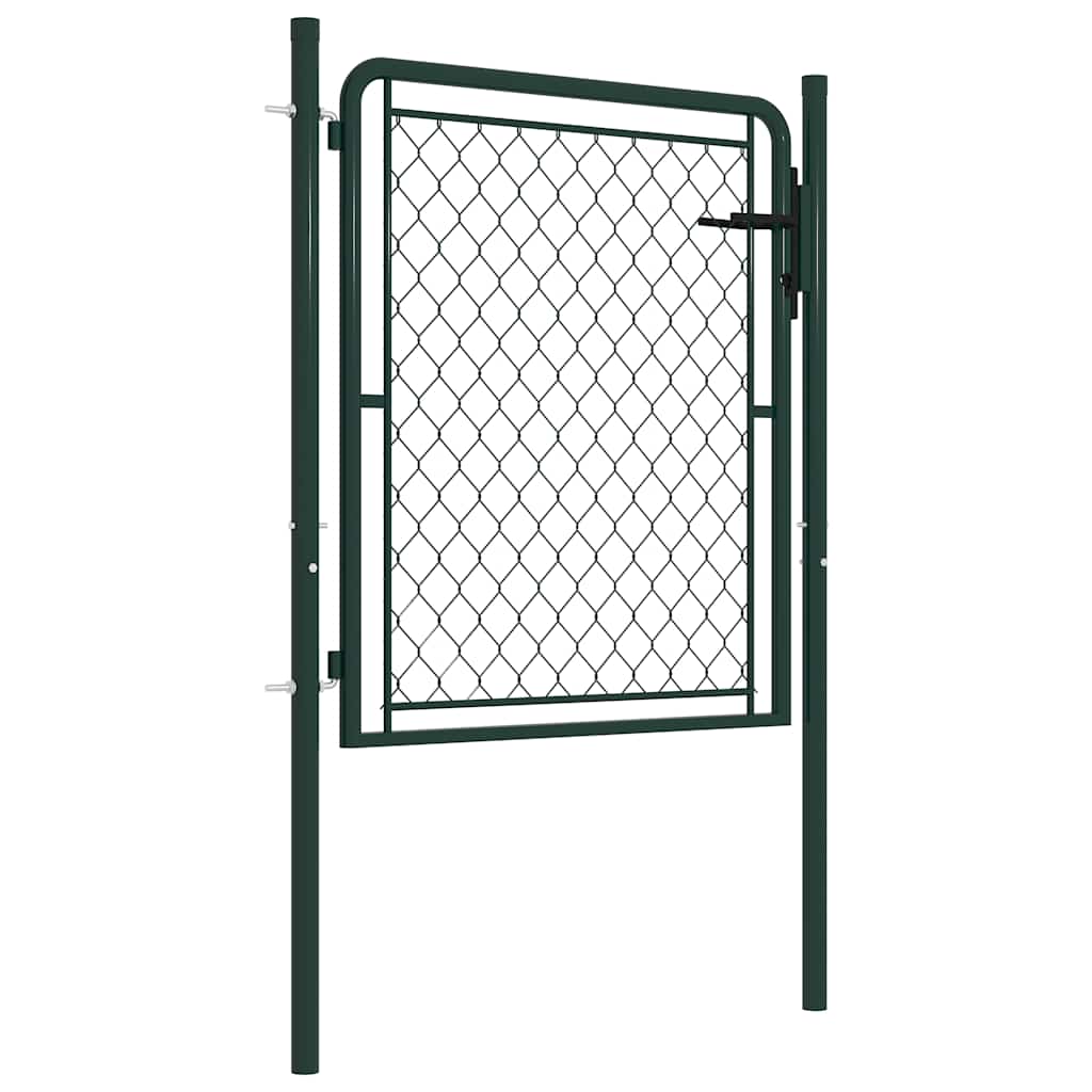 Vidaxl Port 100x100 cm en acier vert