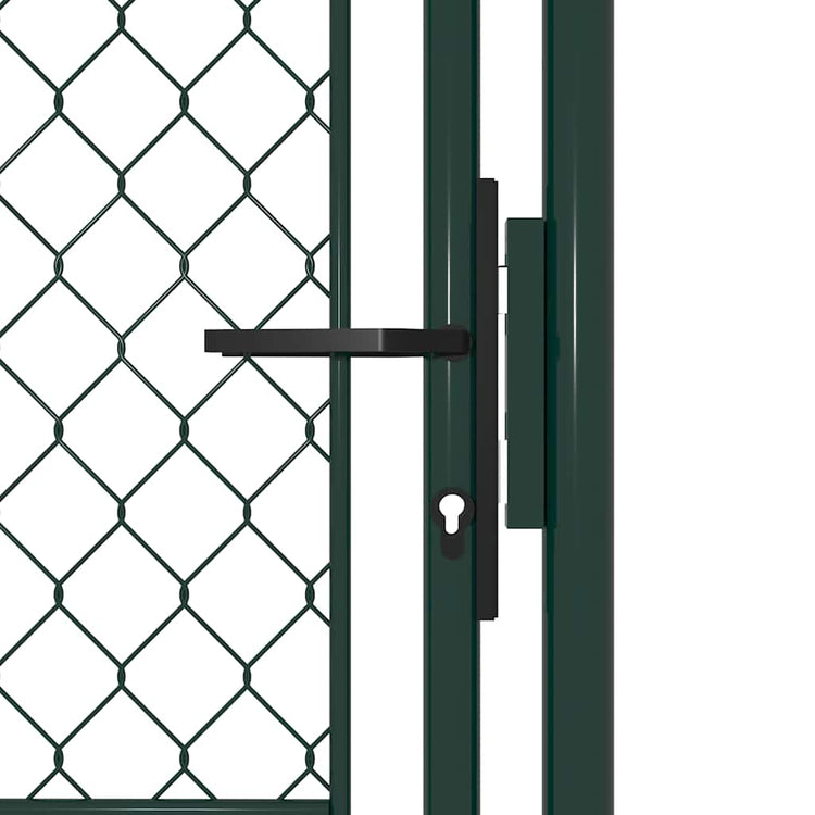 Vidaxl Port 100x125 cm en acier vert