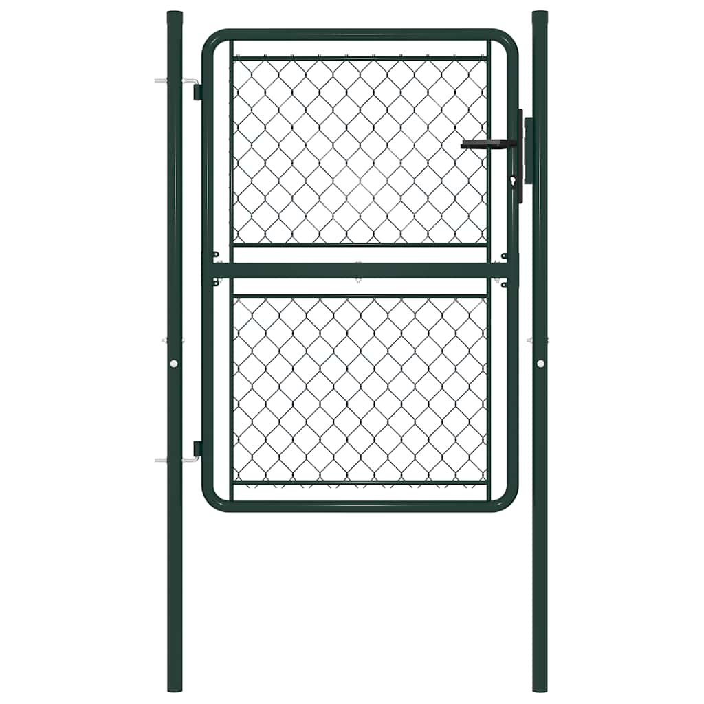 Vidaxl Port 100x150 cm en acier vert