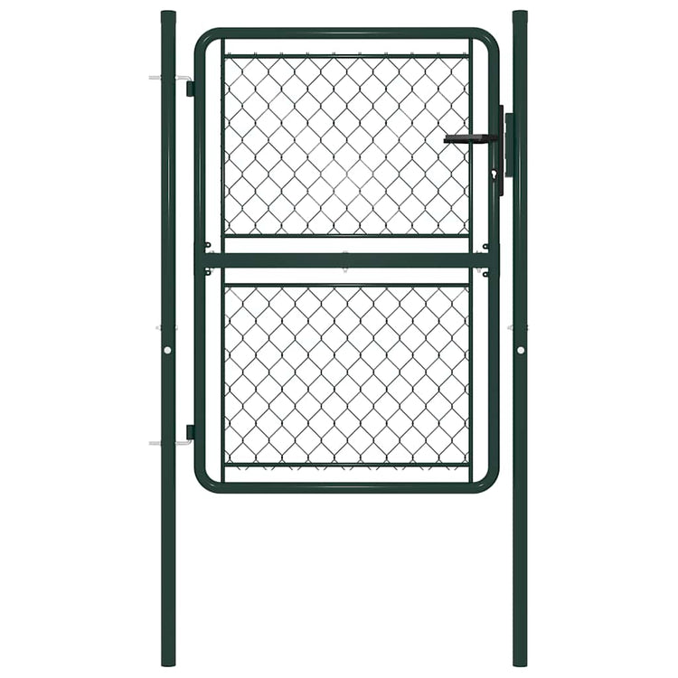 Vidaxl Port 100x150 cm en acier vert
