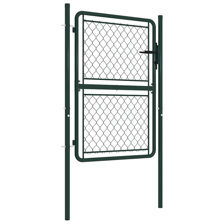 Vidaxl Port 100x150 cm en acier vert
