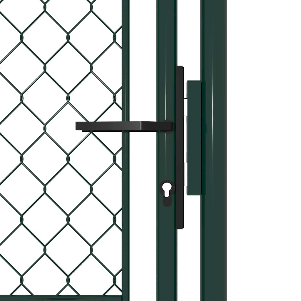 Vidaxl Port 100x150 cm en acier vert