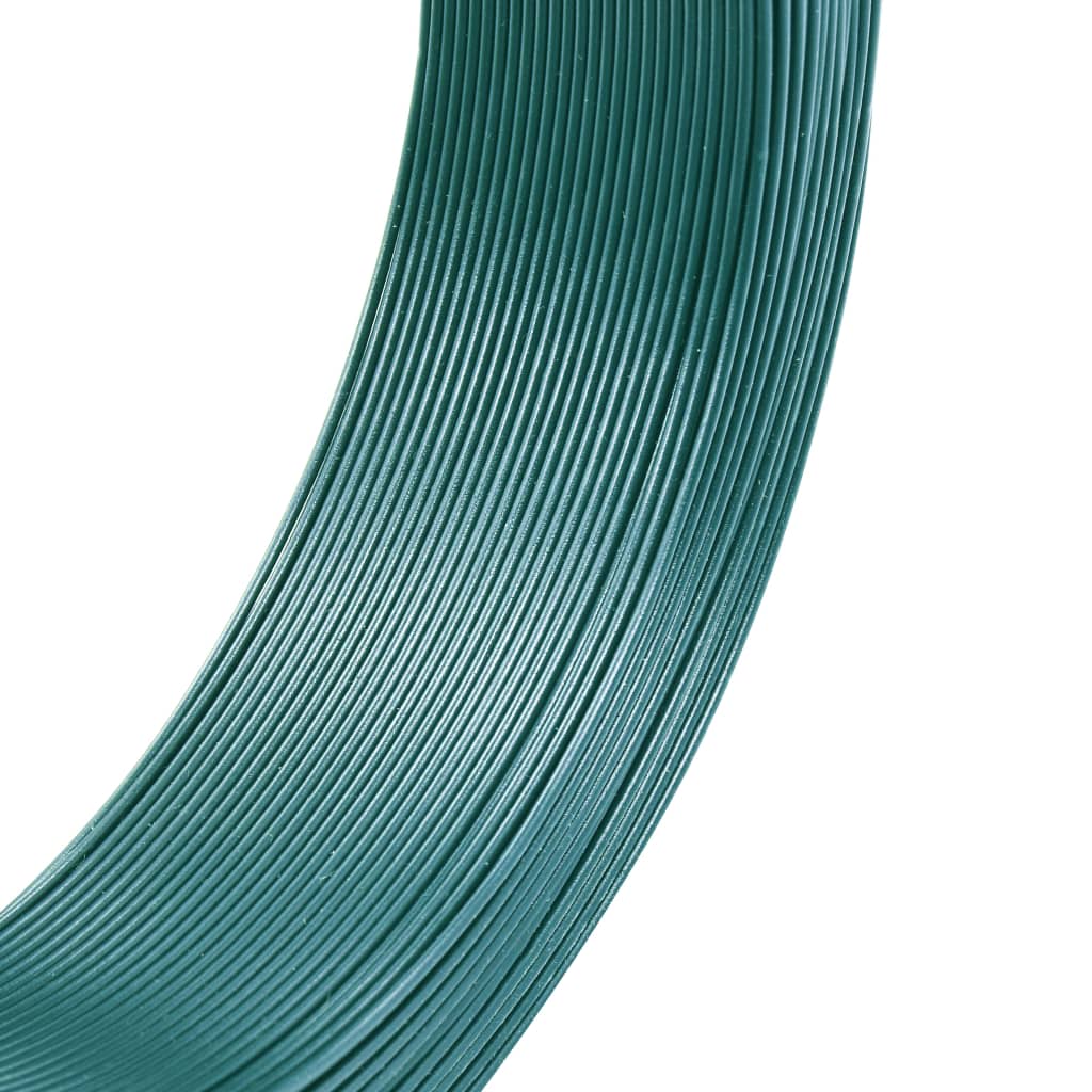 Vidaxl Hekbind Thread 250 m 0,9 1,4 mm en acier vert en acier vert