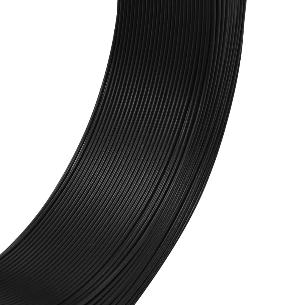 Vidaxl Hekbind Thread 250 m 1,4 2 mm Anthracite en acier