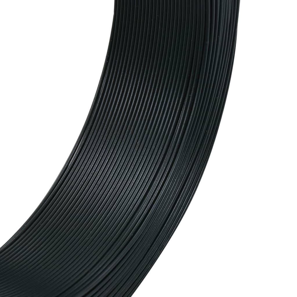 Vidaxl Hekbind Thread 250 m 1,6 2,5 mm en acier vert en acier vert