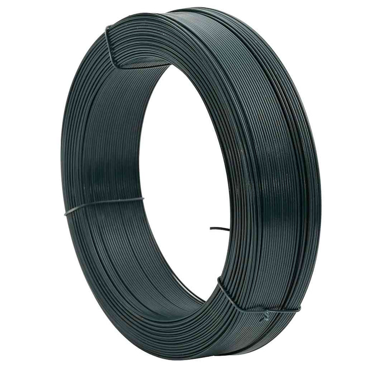 Vidaxl Hekbind Thread 250 m 2,3 3,8 mm en acier noir vert