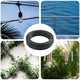 Vidaxl Hekbind Thread 250 m 2,3 3,8 mm Anthracite en acier