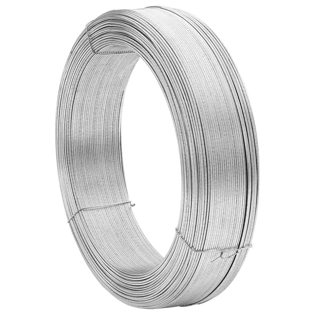 Fil d'attache de clôture Vidaxxl 250 m 1,4 mm acier