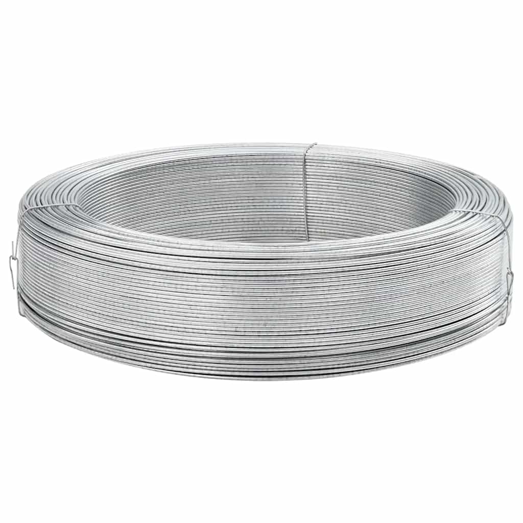 Fil d'attache de clôture Vidaxxl 250 m 1,4 mm acier