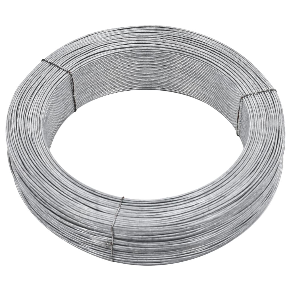 Vidaxl Hekbind Thread 250 m 2 mm en acier