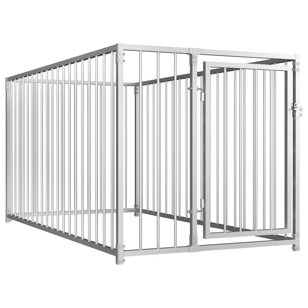 Vidaxl Dog Kennel pour l'extérieur de 100x200x100 cm