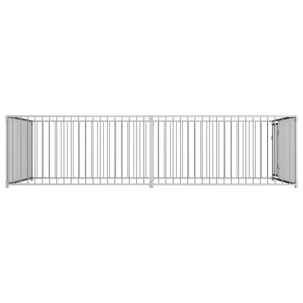 Vidaxl Dog Kennel pour l'extérieur de 200x400x100 cm