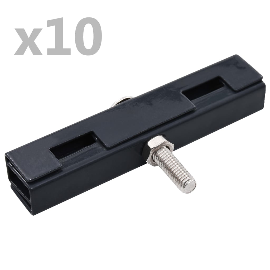 Vidaxl U-Mat Connection 10 Définit l'anthracite
