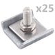 Vidaxl Raster Mat Connection 25 Définit l'anthracite